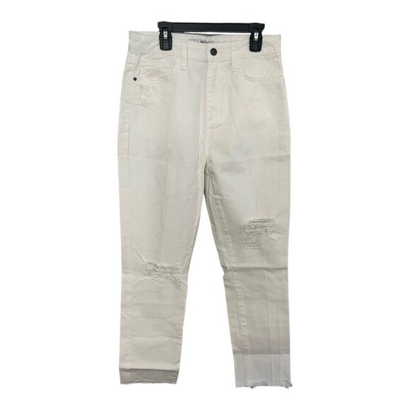 Sam Edelman The Stiletto High Rise Straight Ankle Jean~Size 4/27~White NWT L8 10 - Picture 1 of 9